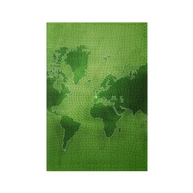 Обложка для паспорта матовая кожа с принтом Карта мира в Санкт-Петербурге, натуральная матовая кожа | размер 19,3 х 13,7 см; прозрачные пластиковые крепления | Тематика изображения на принте: глобус | земля | карта | карта мира | континенты | материки | мир | планета | цифры
