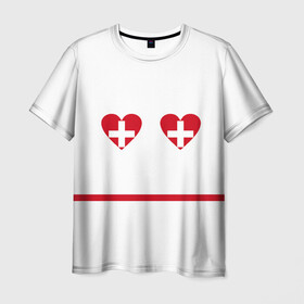 Мужская футболка 3D с принтом Медсестра в Санкт-Петербурге, 100% полиэфир | прямой крой, круглый вырез горловины, длина до линии бедер | врач | красный крест | лучшая | медсестра | прикол | самая