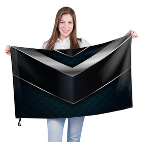 Флаг 3D с принтом 3D dark metal в Санкт-Петербурге, 100% полиэстер | плотность ткани — 95 г/м2, размер — 67 х 109 см. Принт наносится с одной стороны | luxury | versace | vip | абстракция | версаче | вип | паттерн | роскошь | текстуры
