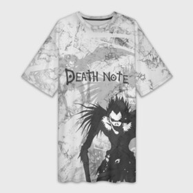 Платье-футболка 3D с принтом Death Note : Ryuk в Санкт-Петербурге,  |  | anime | death note | ryuk | аниме | герой | зло | манга | монстр | персонаж | рюк | страшный | хоррор