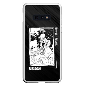 Чехол для Samsung S10E с принтом Танджиро и Незуко Kimetsu no Yaiba в Санкт-Петербурге, Силикон | Область печати: задняя сторона чехла, без боковых панелей | demon slayer | kamado | kimetsu no yaiba | nezuko | tanjiro | аниме | гию томиока | зеницу агацума | иноске хашибира | камадо | клинок | корзинная девочка | манга | музан кибуцуджи | незуко | рассекающий демонов | танджиро