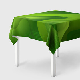 Скатерть 3D с принтом 3d Green abstract в Санкт-Петербурге, 100% полиэстер (ткань не мнется и не растягивается) | Размер: 150*150 см | Тематика изображения на принте: luxury | versace | vip | абстракция | версаче | вип | паттерн | роскошь | текстуры