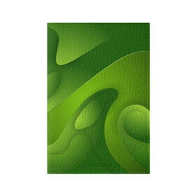 Обложка для паспорта матовая кожа с принтом 3d Green abstract в Санкт-Петербурге, натуральная матовая кожа | размер 19,3 х 13,7 см; прозрачные пластиковые крепления | Тематика изображения на принте: luxury | versace | vip | абстракция | версаче | вип | паттерн | роскошь | текстуры
