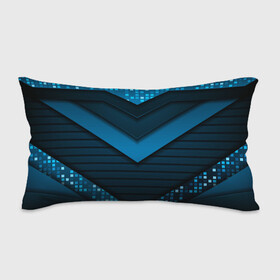 Подушка 3D антистресс с принтом 3D luxury blue abstract в Санкт-Петербурге, наволочка — 100% полиэстер, наполнитель — вспененный полистирол | состоит из подушки и наволочки на молнии | luxury | versace | vip | абстракция | версаче | вип | паттерн | роскошь | текстуры