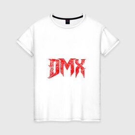 Женская футболка хлопок с принтом Рэпер DMX | логотип logo в Санкт-Петербурге, 100% хлопок | прямой крой, круглый вырез горловины, длина до линии бедер, слегка спущенное плечо | dmx | hip | hip hop | hop | music | rap | бультерьер | бурбуль | дмикс | дог | питбули | питбуль | реп | ротвейлер | рэп | собаки | хип хоп | черно белая фотография