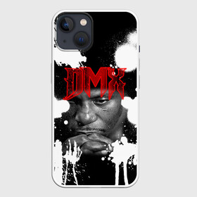 Чехол для iPhone 13 с принтом Рэпер DMX в Санкт-Петербурге,  |  | Тематика изображения на принте: dmx | hip | hip hop | hop | music | rap | бультерьер | бурбуль | дмикс | дог | питбули | питбуль | реп | ротвейлер | рэп | собаки | хип хоп | черно белая фотография