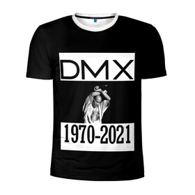 Мужская футболка 3D спортивная с принтом DMX 1970-2021 в Санкт-Петербурге, 100% полиэстер с улучшенными характеристиками | приталенный силуэт, круглая горловина, широкие плечи, сужается к линии бедра | Тематика изображения на принте: 1970 | 2021 | 50 | cent | coast | cube | dmx | earl | east | gangsta | hardcore | hip | hop | ice | in | legend | music | pace | rap | requiescat | rip | simmons | гангстер | легенда | музыка | рип | рэп | рэпер | симмонс | хип | хоп | эрл