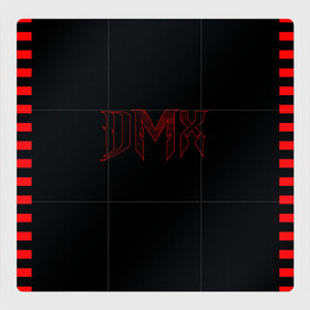 Магнитный плакат 3Х3 с принтом DMX в Санкт-Петербурге, Полимерный материал с магнитным слоем | 9 деталей размером 9*9 см | black | dmx | rap | музыка | рэп | рэпер | хип хоп