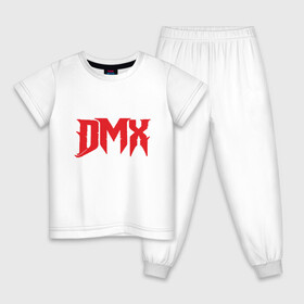 Детская пижама хлопок с принтом DMX Power в Санкт-Петербурге, 100% хлопок |  брюки и футболка прямого кроя, без карманов, на брюках мягкая резинка на поясе и по низу штанин
 | dmx | dog | earl simmons | hip hop | music | new york | rap | rapper | rip | ruff ryders | диэмикс | музыка | нью йорк | пёс | рэп | рэпер | хипхоп | эрл симмонс