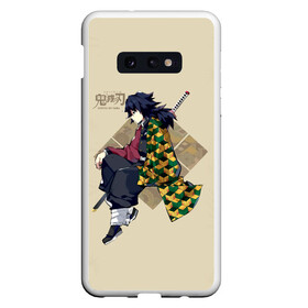 Чехол для Samsung S10E с принтом Гию Томиока Kimetsu no Yaiba в Санкт-Петербурге, Силикон | Область печати: задняя сторона чехла, без боковых панелей | demon slayer | kamado | kimetsu no yaiba | nezuko | tanjiro | аниме | гию томиока | зеницу агацума | иноске хашибира | камадо | клинок | корзинная девочка | манга | музан кибуцуджи | незуко | рассекающий демонов | танджиро