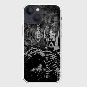 Чехол для iPhone 13 mini с принтом Wild Hunt в Санкт-Петербурге,  |  | wild hunt | witcher 3 | ведьмак 3 | вичер | герой | дикая охота | игра | монстр | персонаж | скелет | череп