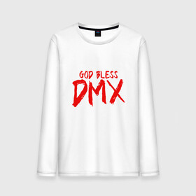 Мужской лонгслив хлопок с принтом God Bless DMX в Санкт-Петербурге, 100% хлопок |  | dmx | dog | earl simmons | hip hop | music | new york | rap | rapper | rip | ruff ryders | диэмикс | музыка | нью йорк | пёс | рэп | рэпер | хипхоп | эрл симмонс