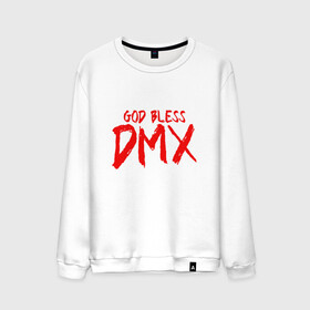 Мужской свитшот хлопок с принтом God Bless DMX в Санкт-Петербурге, 100% хлопок |  | dmx | dog | earl simmons | hip hop | music | new york | rap | rapper | rip | ruff ryders | диэмикс | музыка | нью йорк | пёс | рэп | рэпер | хипхоп | эрл симмонс