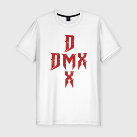 Мужская футболка хлопок Slim с принтом DMX Cross в Санкт-Петербурге, 92% хлопок, 8% лайкра | приталенный силуэт, круглый вырез ворота, длина до линии бедра, короткий рукав | dmx | dog | earl simmons | hip hop | music | new york | rap | rapper | rip | ruff ryders | диэмикс | музыка | нью йорк | пёс | рэп | рэпер | хипхоп | эрл симмонс