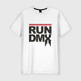 Мужская футболка хлопок Slim с принтом RUN DMX в Санкт-Петербурге, 92% хлопок, 8% лайкра | приталенный силуэт, круглый вырез ворота, длина до линии бедра, короткий рукав | dmx | dog | earl simmons | hip hop | music | new york | rap | rapper | rip | ruff ryders | диэмикс | музыка | нью йорк | пёс | рэп | рэпер | хипхоп | эрл симмонс