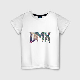 Детская футболка хлопок с принтом DMX Color в Санкт-Петербурге, 100% хлопок | круглый вырез горловины, полуприлегающий силуэт, длина до линии бедер | dmx | dog | earl simmons | hip hop | music | new york | rap | rapper | rip | ruff ryders | диэмикс | музыка | нью йорк | пёс | рэп | рэпер | хипхоп | эрл симмонс