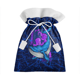 Подарочный 3D мешок с принтом Кит мечтатель The dreamer в Санкт-Петербурге, 100% полиэстер | Размер: 29*39 см | Тематика изображения на принте: the dreamer | вода | волны | кит | мечта | мечтатель | море | океан | подводный мир | рыба