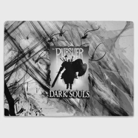 Плед 3D с принтом DARK SOULS | ТЁМНЫЙ МИР в Санкт-Петербурге, 100% полиэстер | закругленные углы, все края обработаны. Ткань не мнется и не растягивается | Тематика изображения на принте: dark souls | darksouls | tegunvte | темные души