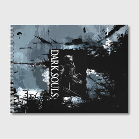 Альбом для рисования с принтом darksouls the game в Санкт-Петербурге, 100% бумага
 | матовая бумага, плотность 200 мг. | dark souls | darksouls | tegunvte | демоны | рыцарь | средневековье | темные души