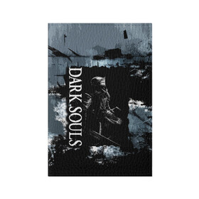 Обложка для паспорта матовая кожа с принтом darksouls the game в Санкт-Петербурге, натуральная матовая кожа | размер 19,3 х 13,7 см; прозрачные пластиковые крепления | Тематика изображения на принте: dark souls | darksouls | tegunvte | демоны | рыцарь | средневековье | темные души