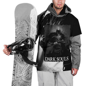Накидка на куртку 3D с принтом DARKSOULS | ТЁМНЫЙ РЫЦАРЬ в Санкт-Петербурге, 100% полиэстер |  | dark souls | darksouls | tegunvte | демоны | рыцарь | средневековье | темные души