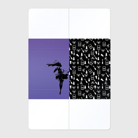 Магнитный плакат 2Х3 с принтом Косметичка в Санкт-Петербурге, Полимерный материал с магнитным слоем | 6 деталей размером 9*9 см | визажистам | девушка. тушь | ножницы | помада | тени