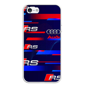 Чехол для iPhone 5/5S матовый с принтом AUDI RS SPORT / АУДИ РС СПОРТ в Санкт-Петербурге, Силикон | Область печати: задняя сторона чехла, без боковых панелей | audi | car | q5 | q6 | q7 | rs. | sportcar | а3 | а4 | а6 | а8 | авто | автомобиль | ауди | рс | спорт | спорткар