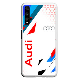 Чехол для Honor 20 с принтом AUDI / АУДИ / SPORT в Санкт-Петербурге, Силикон | Область печати: задняя сторона чехла, без боковых панелей | audi | car | q5 | q6 | q7 | rs | sportcar | а3 | а4 | а6 | а8 | авто | автомобиль | ауди | рс. | спорт | спорткар