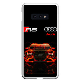 Чехол для Samsung S10E с принтом AUDI RS 5 FIRE / АУДИ РС 5 в Санкт-Петербурге, Силикон | Область печати: задняя сторона чехла, без боковых панелей | Тематика изображения на принте: audi | car | fire. | q5 | q6 | q7 | rs 5 | sportcar | а3 | а4 | а6 | а8 | авто | автомобиль | ауди | огонь | рс 5 | спорт | спорткар