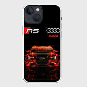 Чехол для iPhone 13 mini с принтом AUDI RS 5 FIRE   АУДИ РС 5 в Санкт-Петербурге,  |  | audi | car | fire. | q5 | q6 | q7 | rs 5 | sportcar | а3 | а4 | а6 | а8 | авто | автомобиль | ауди | огонь | рс 5 | спорт | спорткар
