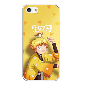 Чехол для iPhone 5/5S матовый с принтом Zenitsu Agatsuma Kimetsu no Yaiba в Санкт-Петербурге, Силикон | Область печати: задняя сторона чехла, без боковых панелей | demon slayer | kamado | kimetsu no yaiba | nezuko | tanjiro | аниме | гию томиока | зеницу агацума | иноске хашибира | камадо | клинок | корзинная девочка | манга | музан кибуцуджи | незуко | рассекающий демонов | танджиро