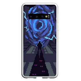 Чехол для Samsung Galaxy S10 с принтом Solo Leveling в Санкт-Петербурге, Силикон | Область печати: задняя сторона чехла, без боковых панелей | 16 бит | 8 бит | anime | manga | pixel | pixelart | solo leveling | аниме | манга | пиксель | поднятие уровня в одиночку | портал | сега | улыбка | хэллоуин