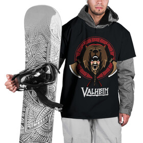 Накидка на куртку 3D с принтом Valheim Viking Bear в Санкт-Петербурге, 100% полиэстер |  | Тематика изображения на принте: fantasy | mmo | valheim | valve | валхейм | вальхейм | викинги | выживалка | игра | королевская битва | ммо | ролевая игра | фэнтази
