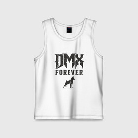 Детская майка хлопок с принтом DMX Forever в Санкт-Петербурге,  |  | dmx | dog | earl simmons | hip hop | music | new york | rap | rapper | rip | ruff ryders | диэмикс | музыка | нью йорк | пёс | рэп | рэпер | хипхоп | эрл симмонс