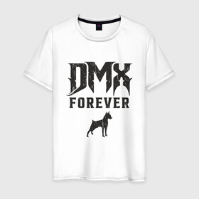 Мужская футболка хлопок с принтом DMX Forever в Санкт-Петербурге, 100% хлопок | прямой крой, круглый вырез горловины, длина до линии бедер, слегка спущенное плечо. | dmx | dog | earl simmons | hip hop | music | new york | rap | rapper | rip | ruff ryders | диэмикс | музыка | нью йорк | пёс | рэп | рэпер | хипхоп | эрл симмонс