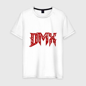 Мужская футболка хлопок с принтом DMX Logo в Санкт-Петербурге, 100% хлопок | прямой крой, круглый вырез горловины, длина до линии бедер, слегка спущенное плечо. | dmx | dog | earl simmons | hip hop | music | new york | rap | rapper | rip | ruff ryders | диэмикс | музыка | нью йорк | пёс | рэп | рэпер | хипхоп | эрл симмонс