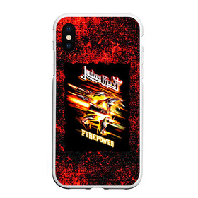 Чехол для iPhone XS Max матовый с принтом JUDAS PRIEST rock в Санкт-Петербурге, Силикон | Область печати: задняя сторона чехла, без боковых панелей | judas priest | гленн типтон | йен хилл | роб хэлфорд | скотт трэвис | хард рок | хеви метал