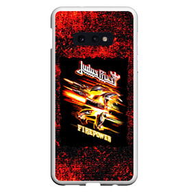 Чехол для Samsung S10E с принтом JUDAS PRIEST rock в Санкт-Петербурге, Силикон | Область печати: задняя сторона чехла, без боковых панелей | judas priest | гленн типтон | йен хилл | роб хэлфорд | скотт трэвис | хард рок | хеви метал