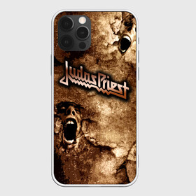 Чехол для iPhone 12 Pro с принтом JUDAS PRIEST SCREAM в Санкт-Петербурге, силикон | область печати: задняя сторона чехла, без боковых панелей | judas priest | гленн типтон | йен хилл | роб хэлфорд | скотт трэвис | хард рок | хеви метал