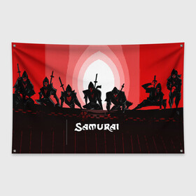 Флаг-баннер с принтом CYBERPUNK SAMURAI 2077 в Санкт-Петербурге, 100% полиэстер | размер 67 х 109 см, плотность ткани — 95 г/м2; по краям флага есть четыре люверса для крепления | 2077 | cd projekt red | cyberpunk | cyberpunk 2077 | game | samurai | арт | будущее | видеоигра | игра | киберпанк | киберпанк 2077 | киборг | киборги