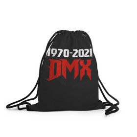 Рюкзак-мешок 3D с принтом DMX 1970-2021 в Санкт-Петербурге, 100% полиэстер | плотность ткани — 200 г/м2, размер — 35 х 45 см; лямки — толстые шнурки, застежка на шнуровке, без карманов и подкладки | again | and | at | blood | born | champ | clue | d | dark | dj | dmx | dog | earl | flesh | get | grand | hell | hot | is | its | legend | loser | lox | m | man | me | my | now | of | simmons | the | then | there | walk | was | with | x | year | 