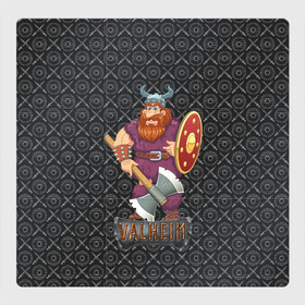 Магнитный плакат 3Х3 с принтом Valheim Викинг в Санкт-Петербурге, Полимерный материал с магнитным слоем | 9 деталей размером 9*9 см | fantasy | mmo | valheim | valve | валхейм | вальхейм | викинги | выживалка | игра | королевская битва | ммо | ролевая игра | фэнтази
