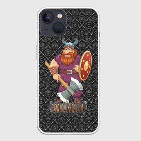 Чехол для iPhone 13 с принтом Valheim Викинг в Санкт-Петербурге,  |  | fantasy | mmo | valheim | valve | валхейм | вальхейм | викинги | выживалка | игра | королевская битва | ммо | ролевая игра | фэнтази