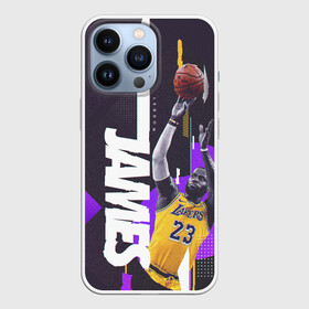 Чехол для iPhone 13 Pro с принтом Леброн в Санкт-Петербурге,  |  | basketball | lakers | lebron | media | nba | toplanding | баскетболл | леброн | лейкерс | лого баскетбольных клубов | лос анджелес | нба