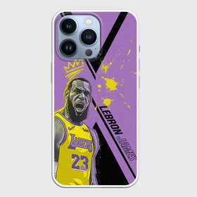 Чехол для iPhone 13 Pro с принтом леброн джеймс в Санкт-Петербурге,  |  | basketball | lakers | lebron | media | nba | toplanding | баскетболл | леброн | лейкерс | лого баскетбольных клубов | лос анджелес | нба