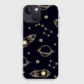 Чехол для iPhone 13 mini с принтом космос в Санкт-Петербурге,  |  | вселенная | звёздный путь | звёзды | космос | небо ночью | планеты | полёт | ракета | созвездие