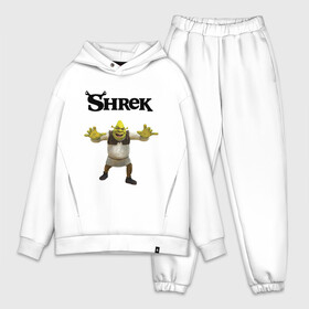 Мужской костюм хлопок OVERSIZE с принтом Shrek в Санкт-Петербурге,  |  | shrek | аниме | мемы | мультфильм | персонажи | шрек