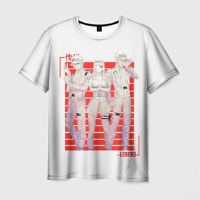 Мужская футболка 3D с принтом Команда клеток в Санкт-Петербурге, 100% полиэфир | прямой крой, круглый вырез горловины, длина до линии бедер | ae3803 | anime | cells at work | u 1156 | аниме | анимэ | клетки за работой | цэлс эт ворк