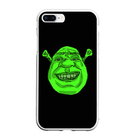 Чехол для iPhone 7Plus/8 Plus матовый с принтом Shreks Face в Санкт-Петербурге, Силикон | Область печати: задняя сторона чехла, без боковых панелей | donkey | fiona | gonna | is | life | love | me | once | roll | shrek | somebody | the | told | world | артур | в | гарольд | дракон | жизнь | кот | лорд | любовь | мем | мерлин | огр | осел | пиноккио | пряник | сапогах | фаркуад | фиона | чарм