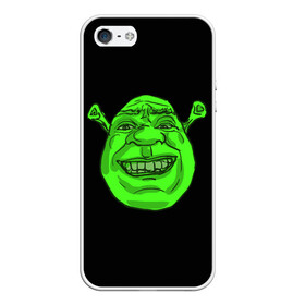 Чехол для iPhone 5/5S матовый с принтом Shreks Face в Санкт-Петербурге, Силикон | Область печати: задняя сторона чехла, без боковых панелей | donkey | fiona | gonna | is | life | love | me | once | roll | shrek | somebody | the | told | world | артур | в | гарольд | дракон | жизнь | кот | лорд | любовь | мем | мерлин | огр | осел | пиноккио | пряник | сапогах | фаркуад | фиона | чарм